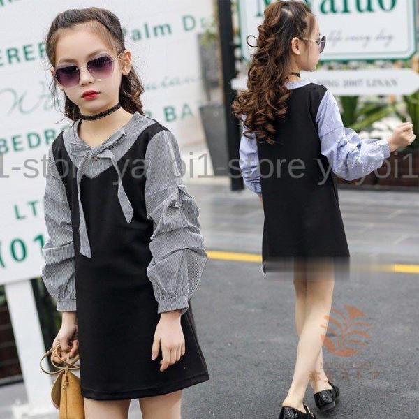 子供服 長袖ワンピース 韓国子供服  ワンピース 長袖 女の子 フォーマル 入園式 入学式 卒園式 ...