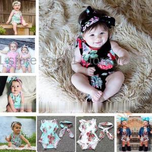 付き ベビー服 ロンパース ノースリーブ 新生児 韓国子供服 花柄 股下スナップ 七五三 子供の日 外出着 着物 お食い初め つなぎ 70 80