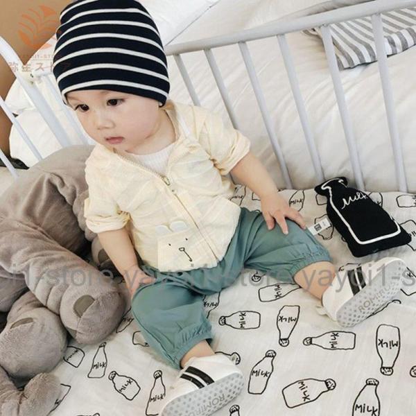 ベビー 子ども キッズ ズボン ボトムス 無地 シンプル レディース かわいい 65 75 80 9...