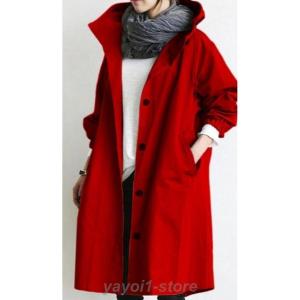 薄手 トレンチコート レディース ロング 30...の詳細画像1