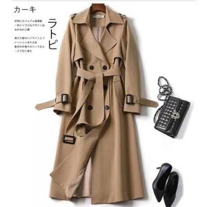 スプリングコート レディース トレンチコート ...の詳細画像1
