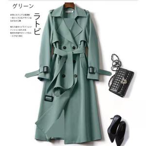 スプリングコート レディース トレンチコート ...の詳細画像2