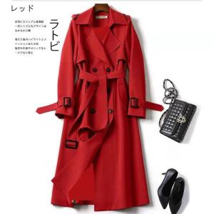 スプリングコート レディース トレンチコート ...の詳細画像5