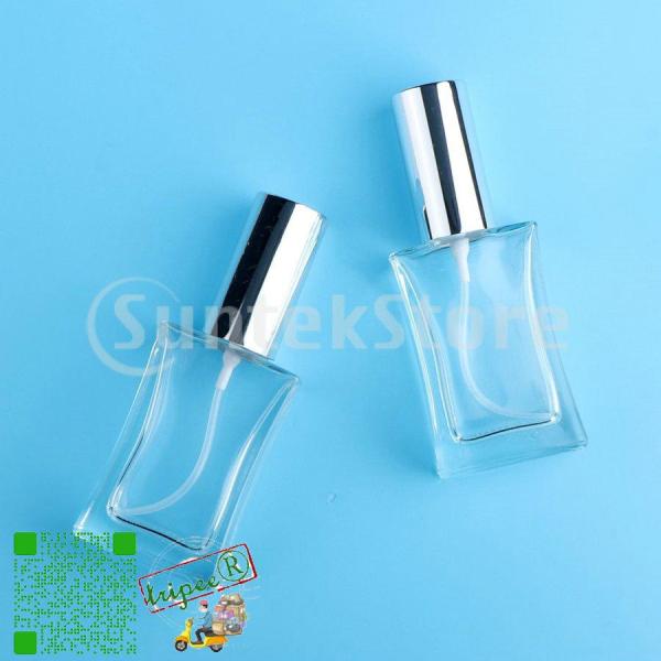 香水ボトル スプレーボトル 50ml ガラス 透明 香水アトマイザー 小分け容器 詰替え