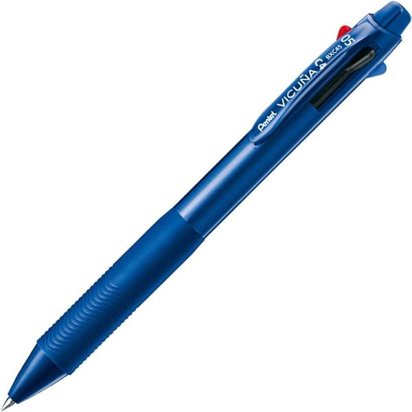 ぺんてる 4色ボールペン ビクーニャ0.5mm BXC45C ブルー 0.5mm