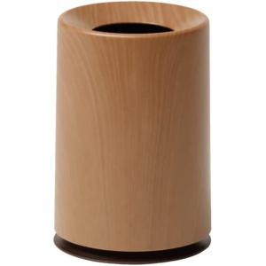 ideaco ゴミ箱 丸形 チークウッド 木目 mini TUBELOR  b.1.2L 11.チークウッド