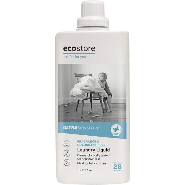 ecostore(エコストア) ランドリーリキッド 【無香料】 1L 洗濯用 液体 洗剤 1リットル...