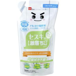 レック セスキの激落ちくん 詰め替え 360ml (洗浄・除菌・消臭) アルカリ電解水 安心 安全 2度拭き不要 詰め替え用・360ml｜yayoigen