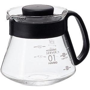 HARIO(ハリオ) V60コーヒーサーバー コーヒーポット 電子レンジ対応 ブラック 360ml XVD-36B おしゃれ コーヒー用品 日本製