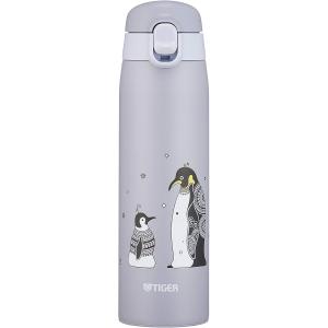 タイガー 水筒 500ml かめいち堂 マグ ステンレスボトル ワンタッチ 軽量 ペンギン MCT-...