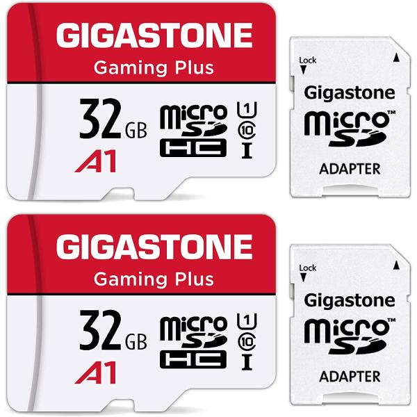 Gigastone マイクロSDカード Micro SD Card 32GB フルHD Ninten...