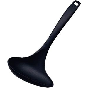 サンクラフト ミニ 横口 レードル おたま グラスファイバー強化 ナイロン 食洗器可 ブラック GF-17B