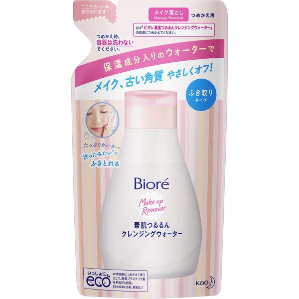 ビオレ素肌つるるんクレンジングウォーター詰替 290ml 290ミリリットル (x 1)