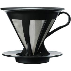 HARIO (ハリオ) ドリッパー カフェオール コーヒー ドリップ 1~4杯用 ブラック CFOD-02B｜yayoigen