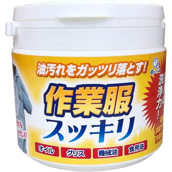 泥スッキリ本舗 作業服スッキリ 洗剤 (500g) 500グラム (x 1)