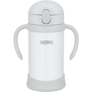 サーモス(THERMOS) まほうびんのベビーストローマグ FJL-350 グレー (GY) 350...