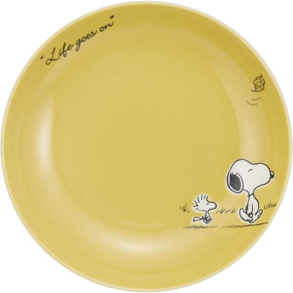 「PEANUTS (ピーナッツ)」 シーズン パスタ皿 21cm イエロー SN613-355