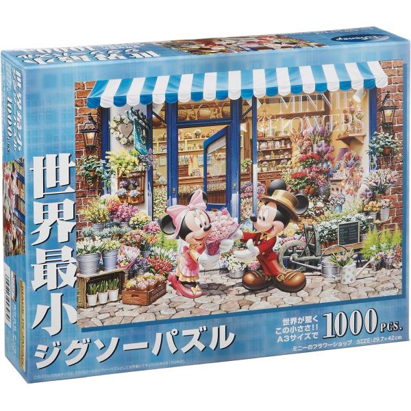 テンヨー(Tenyo) 1000ピース ジグソーパズル ディズニー ミニーのフラワーショップ 世界最...