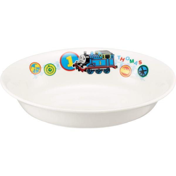 「 新 きかんしゃトーマス 」 カレー皿 白 子供用 食器 18cm 661323