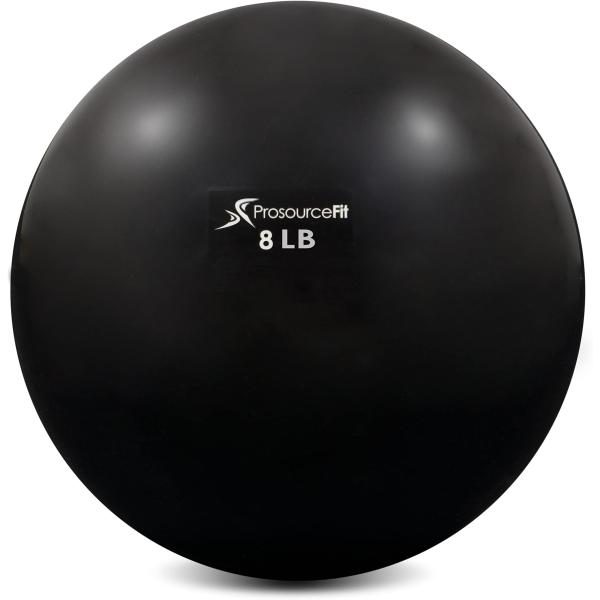 ProsourceFit ウェイトトーニングエクササイズボール ピラティス用 ブラック 3.6kg