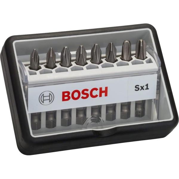 ボッシュ(BOSCH) ドライバービットセット(8本・六角軸6.35mm・9mm溝シャンク・PH2x...