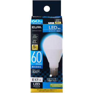 エルパ (ELPA) LED電球ミニクリプトン形 E17 昼光色相当 屋内用 LDA7D-G-E17...