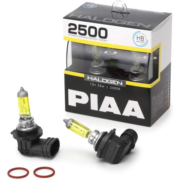 PIAA ヘッドライト・フォグランプ用 ハロゲン 2500K イエローバルブ 12V 55W HB(...