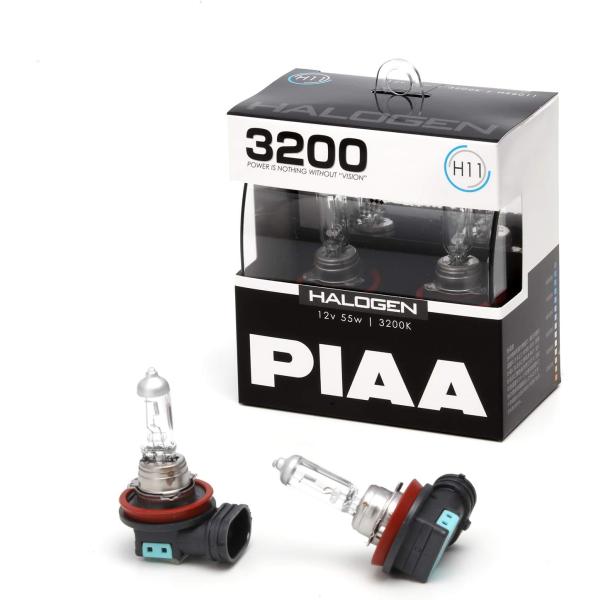 PIAA ヘッドライト・フォグランプ用 ハロゲン H11 3200K 車検対応 2個入 12V 55...
