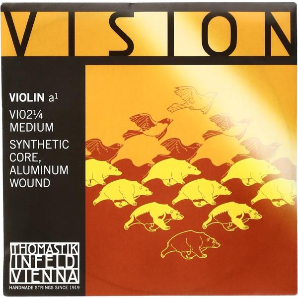 Vision ヴィジョン バイオリン弦 A線 アルミ巻 VI02 1/4 A線VI02