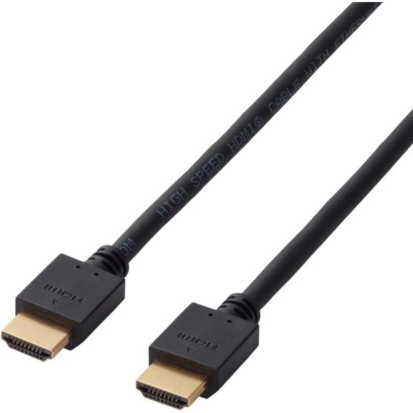 エレコム HDMI ケーブル 3m 4K × 2K対応 ブラック DH-HD14EB30BK 3.0...