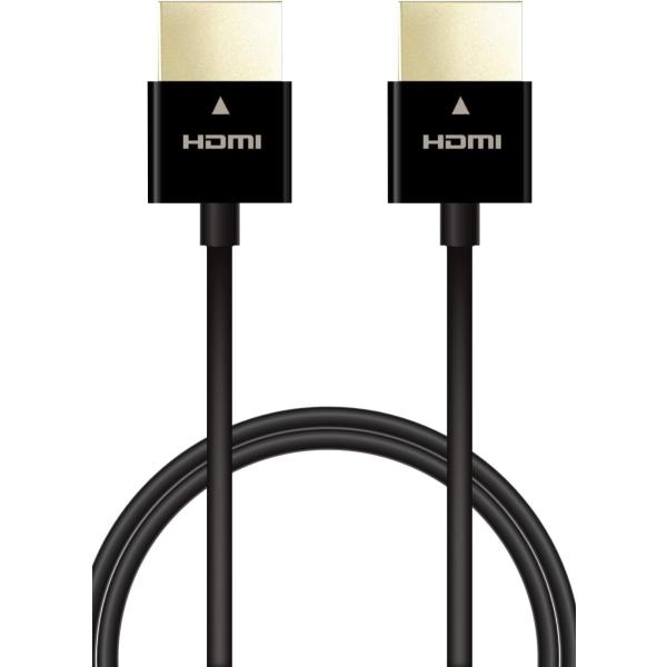 エレコム HDMI ケーブル 極細 ハイスピード[Ver1.4] 50cm スーパースリム 4K・2...