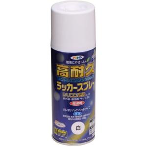 アサヒペン 高耐久ラッカースプレー 300ML 白