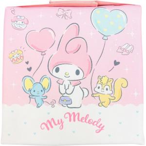 モリピロ サンリオ マイメロディ 撥水 子供 座布団 ピンク 25cm x SANRIO 公式 キャラクター グッズ マイメロ クッション ベルト付 ざぶとん 学童 こども