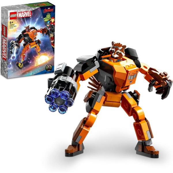 レゴ(LEGO) スーパー・ヒーローズ マーベル ロケット・メカスーツ 76243 おもちゃ ブロッ...