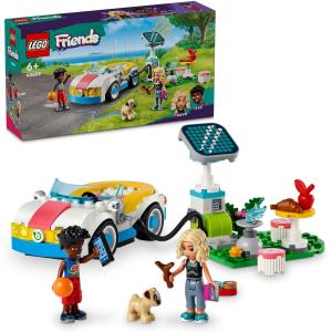 レゴ(LEGO) フレンズ 電気自動車と充電ステーション おもちゃ 玩具 プレゼント ブロック 女の...