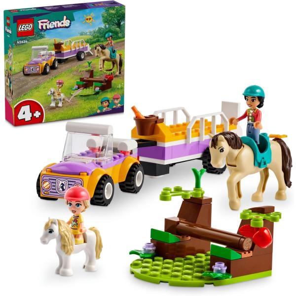 レゴ(LEGO) フレンズ ポニーと馬のトレーラー おもちゃ 玩具 プレゼント ブロック 男の子 女...