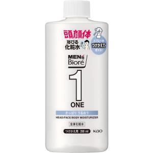 メンズビオレ ワン (ONE) 全身化粧水 スプレー さっぱりうるおうタイプ 大容量 つけかえ用 280ml 《 髪 ・ 顔 体 に使える 全身用化粧水 》 詰替