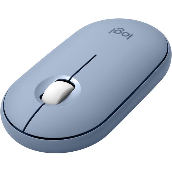 ロジクール ワイヤレスマウス PEBBLE MOUSE2 M350sBL 薄型 静音 Bluetoo...