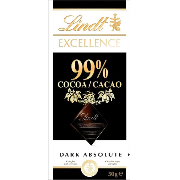 リンツ(Lindt) エクセレンス・99%カカオ 50g カカオ 50グラム (x1)