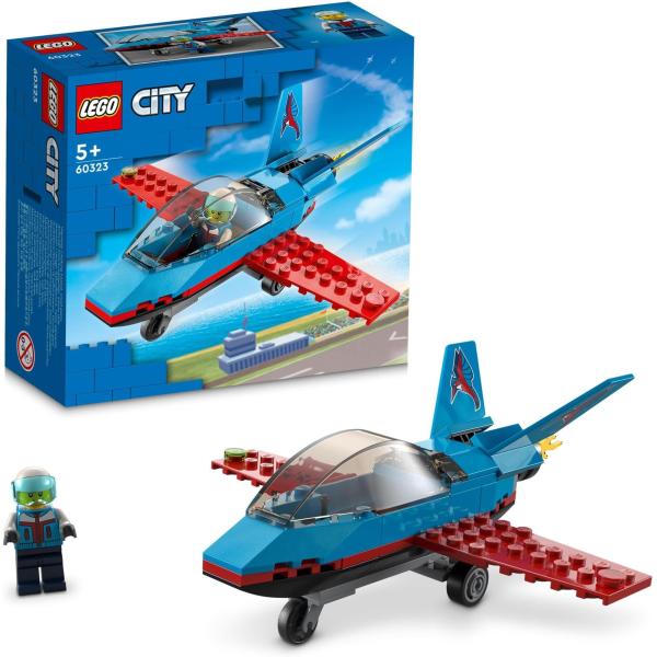 レゴ(LEGO) シティ スタントプレーン 60323 おもちゃ プレゼント 飛行機 ひこうき 男の...