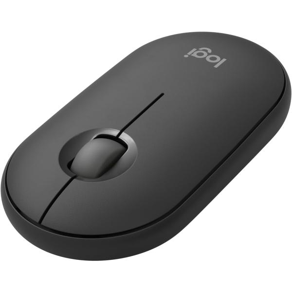 ロジクール ワイヤレスマウス PEBBLE MOUSE2 M350sGR 薄型 静音 Bluetoo...