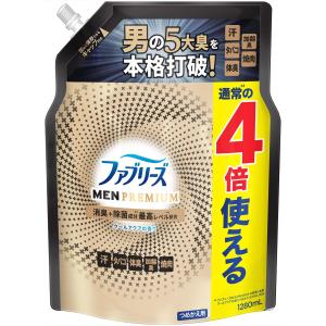 [大容量] ファブリーズ 消臭スプレー 布用 MEN PREMIUM クールアクア 詰め替え 1,280mL b.新)1280mL｜yayoigen