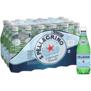 サンペレグリノ (S.PELLEGRINO) 炭酸水 PET 500ml [直輸入品] × 24本 500ミリリットル (x 24)｜yayoigen