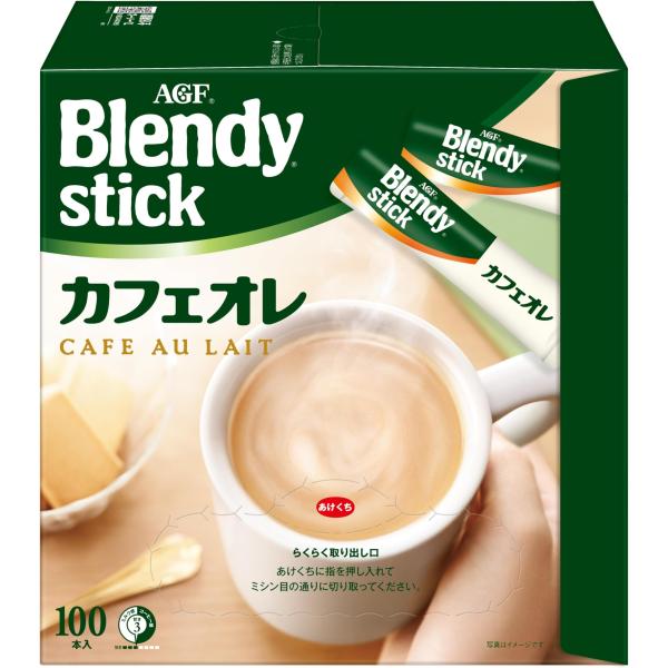 AGF ブレンディ スティック カフェオレ 100本 【 スティックコーヒー 】 100本×1箱