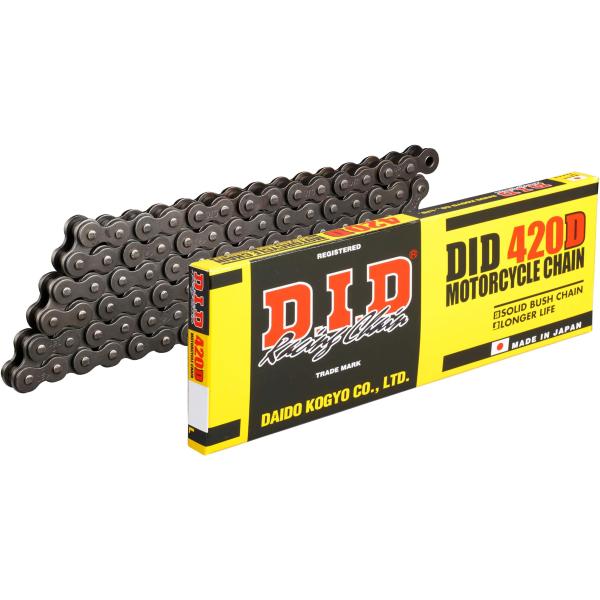 D.I.D(大同工業)バイク用チェーン クリップジョイント付属 420D-098RB STEEL(ス...