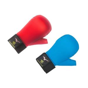 MIZUNO 3点セット ミズノ 空手 拳サポーター2個セット 赤・青＋