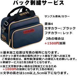 刺繍加工サービス ミニショルダー ZETT ゼ...の詳細画像3