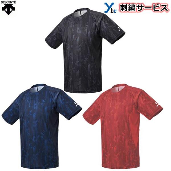 左片胸刺繍サービス デサント 半袖Tシャツ 大谷コレクション メンズ ユニセックス 夏用 DBMPJ...