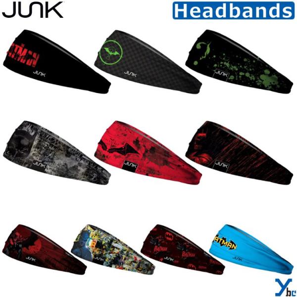 【JUNK Brands】 ジャンク ヘッドバンド バットマン BATMAN アメコミ 野球 ヘアバ...