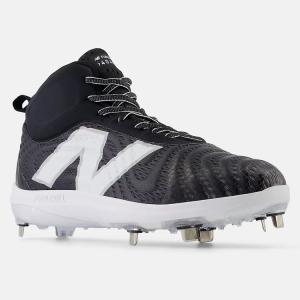 ニューバランス 金具スパイク 野球 NEW BALANCE スパイク カラースパイク メンズ FuelCell 4040 v7 Mid-Metal ミドルカット ブラック 海外直輸入 M4040BK7 ybc